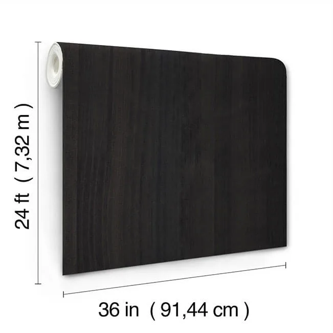 Ronald Redding Wood Veneer wallpaper, color Lead, SKU GRL88416
