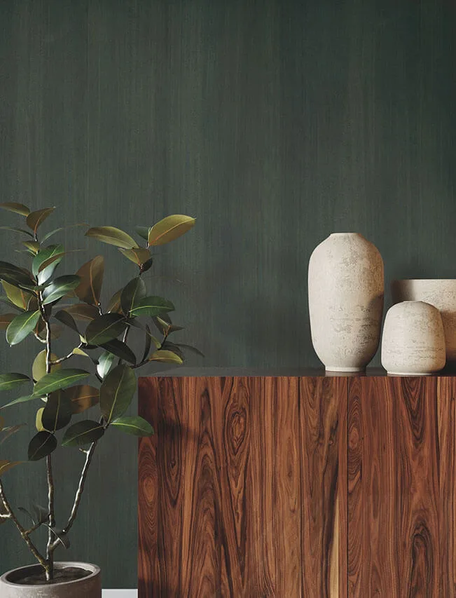 Ronald Redding Wood Veneer wallpaper, color Verdigris, SKU GRL88423