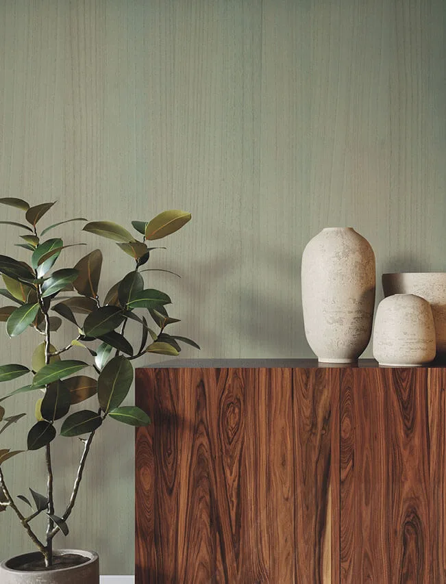 Ronald Redding Wood Veneer wallpaper, color Willow, SKU GRL88421