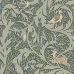 Ronald Redding Woodland Tapestry - Sage Wallpaper | Buy Online Ronald Redding Woodland Tapestry wallpaper, color Sage, SKU AC9124