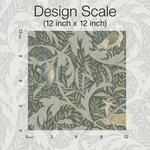 Ronald Redding Woodland Tapestry - Sage Wallpaper | Buy Online Ronald Redding Woodland Tapestry wallpaper, color Sage, SKU AC9124