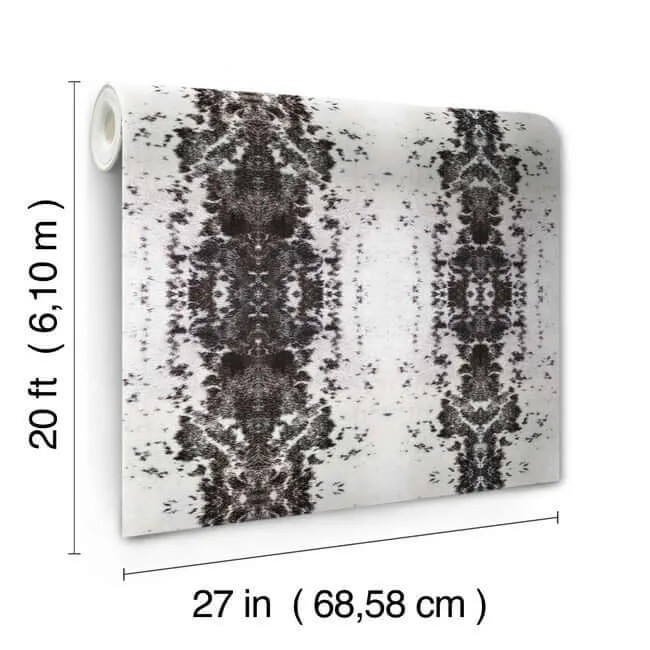 SAS Equestrian Home Marbled Appaloosa - Black Wallpaper | Buy Online SAS Equestrian Home Marbled Appaloosa wallpaper, color Black, SKU PSW1380RL