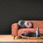 Warner Aviator - Black Wallpaper | Buy Online Warner Aviator wallpaper, color Black, SKU 4178-4434