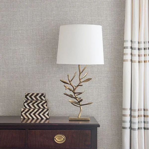 Warner Bohemian wallpaper, color Pewter, SKU 2807-8026