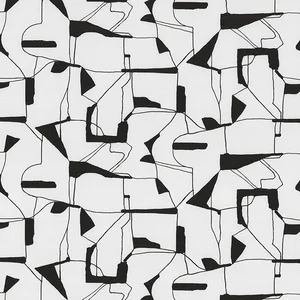 Warner Calder wallpaper, color Black, SKU 4178-4450