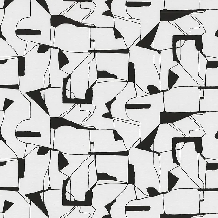 Warner Calder wallpaper, color Black, SKU 4178-4450