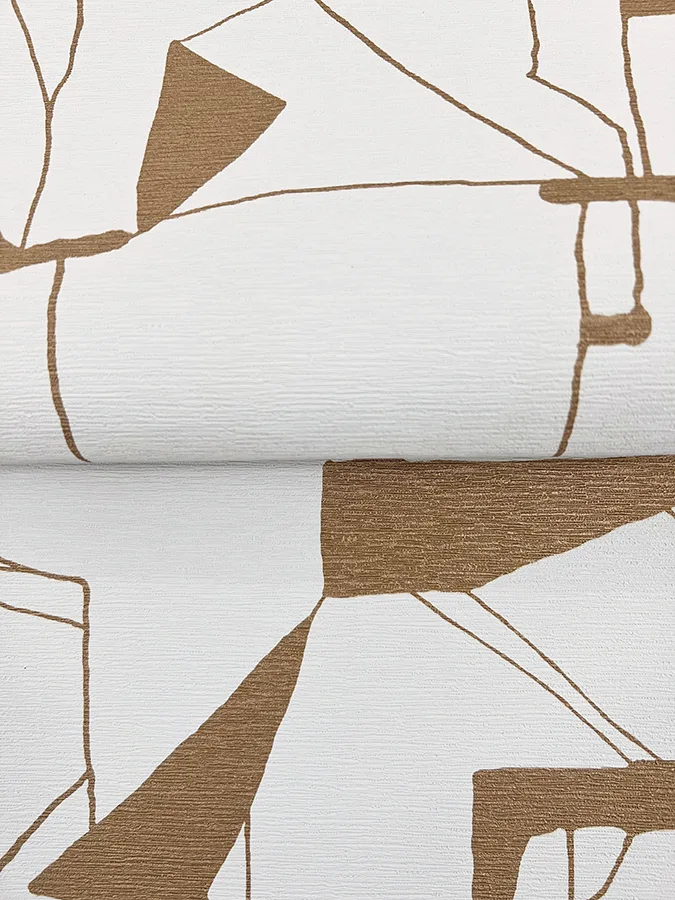 Warner Calder - Gold Wallpaper | Buy Online Warner Calder wallpaper, color Gold, SKU 4178-4446
