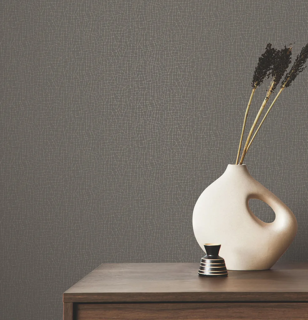Warner Cary wallpaper, color Stone, SKU 4207-5413
