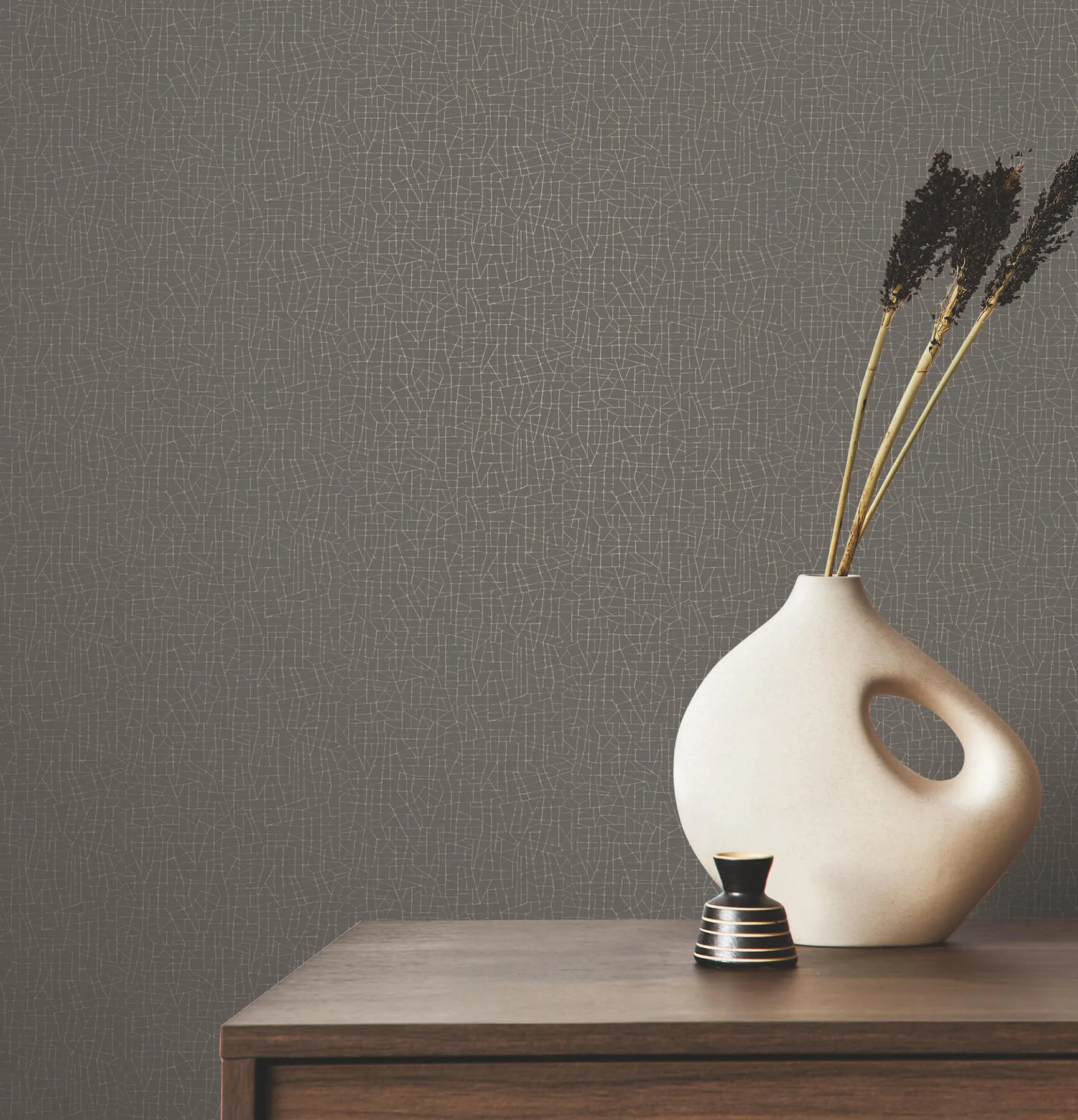 Warner Cary wallpaper, color Stone, SKU 4207-5413