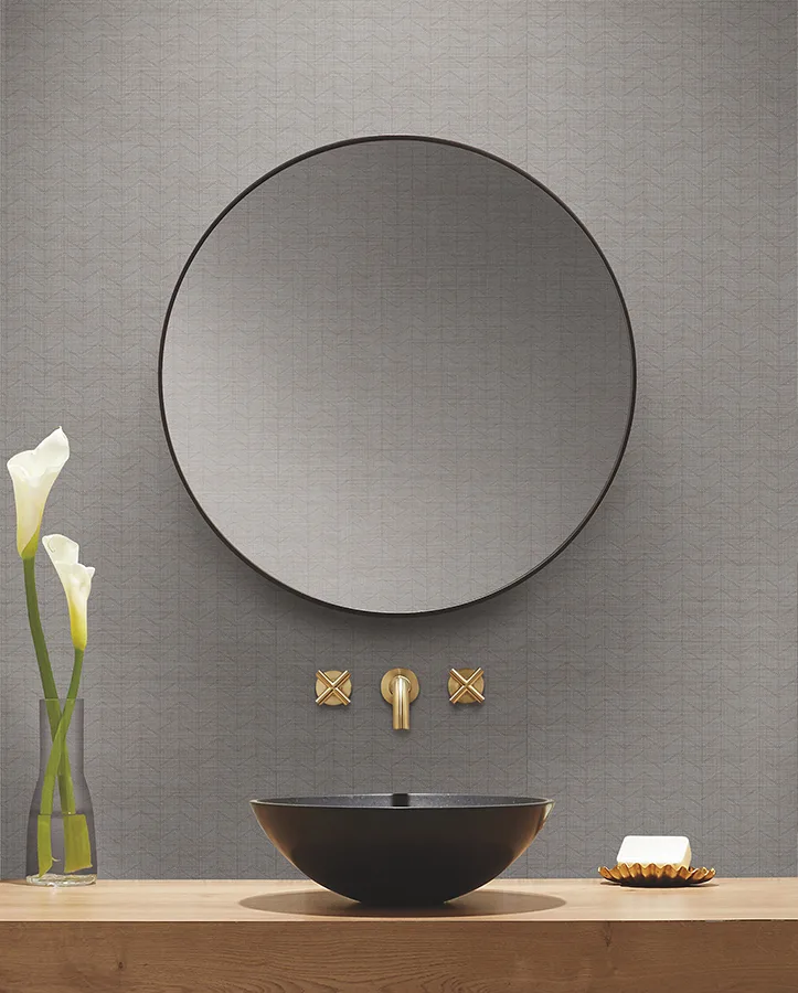 Warner Magnitude wallpaper, color Pewter, SKU 4178-4440