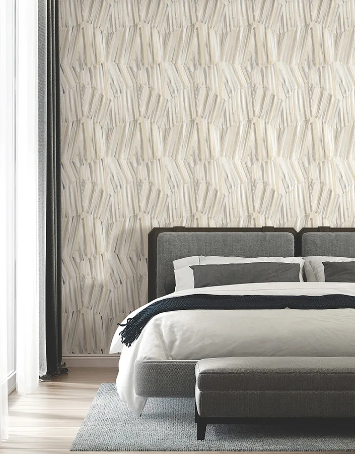 Warner Masterwork wallpaper, color Beige, SKU 4178-4452