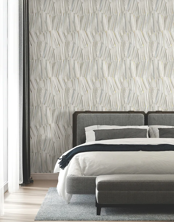 Warner Masterwork wallpaper, color Pearl, SKU 4178-4451