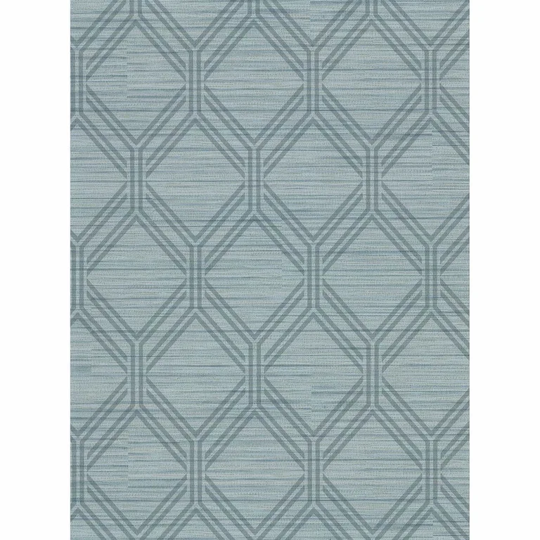 Warner Vaughan wallpaper, color Teal, SKU 2910-2726