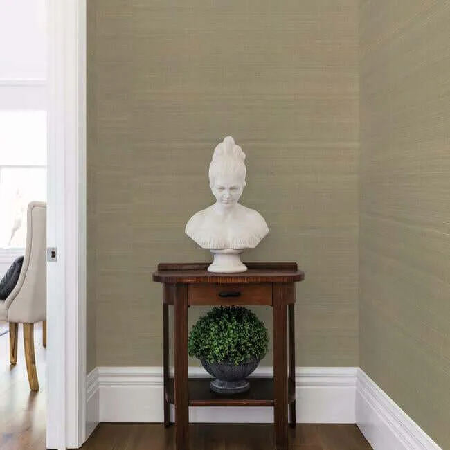 York Wallcoverings Abaca Weave wallpaper, color Black, SKU GL0500