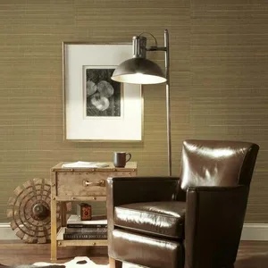 York Wallcoverings Abaca Weave wallpaper, color Brown, SKU GL0502