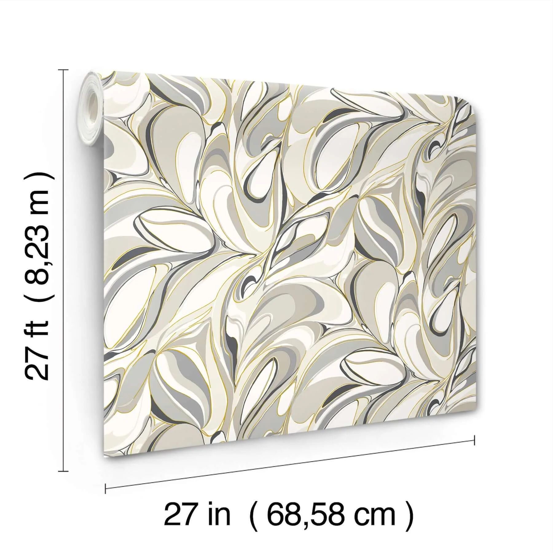 York Wallcoverings Achate - Black & Grey Wallpaper | Buy Online York Wallcoverings Achate wallpaper, color Black & Grey, SKU GN2564