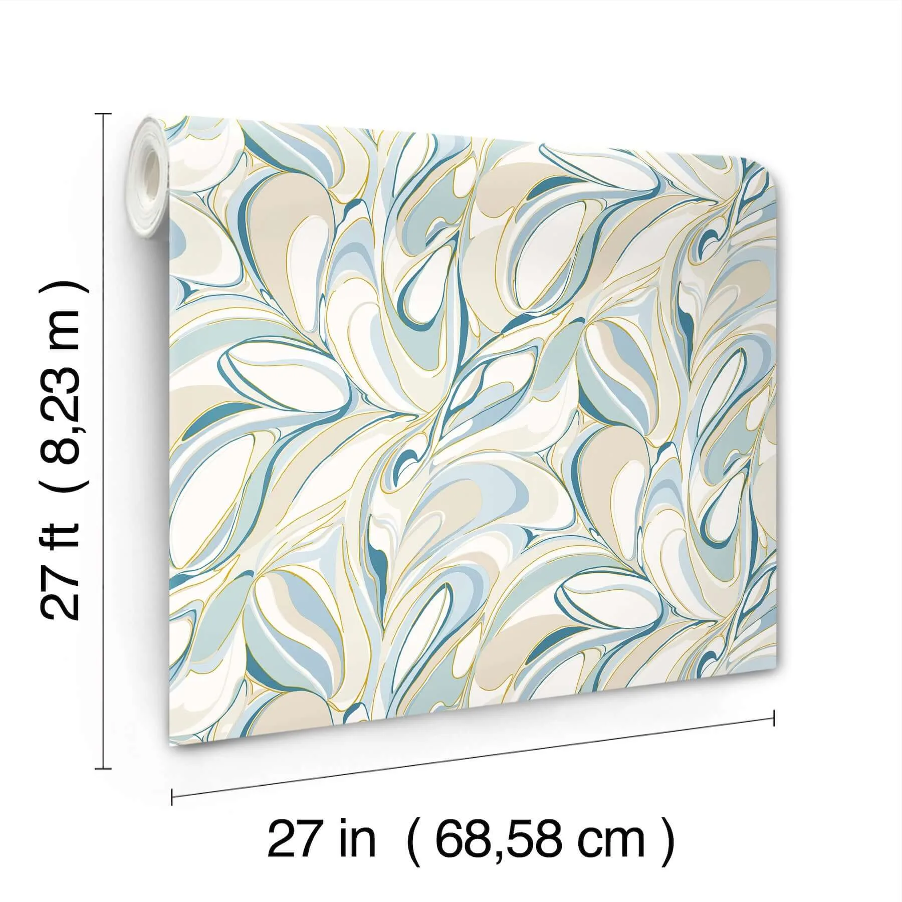 York Wallcoverings Achate - Blue Wallpaper | Buy Online York Wallcoverings Achate wallpaper, color Blue, SKU GN2562