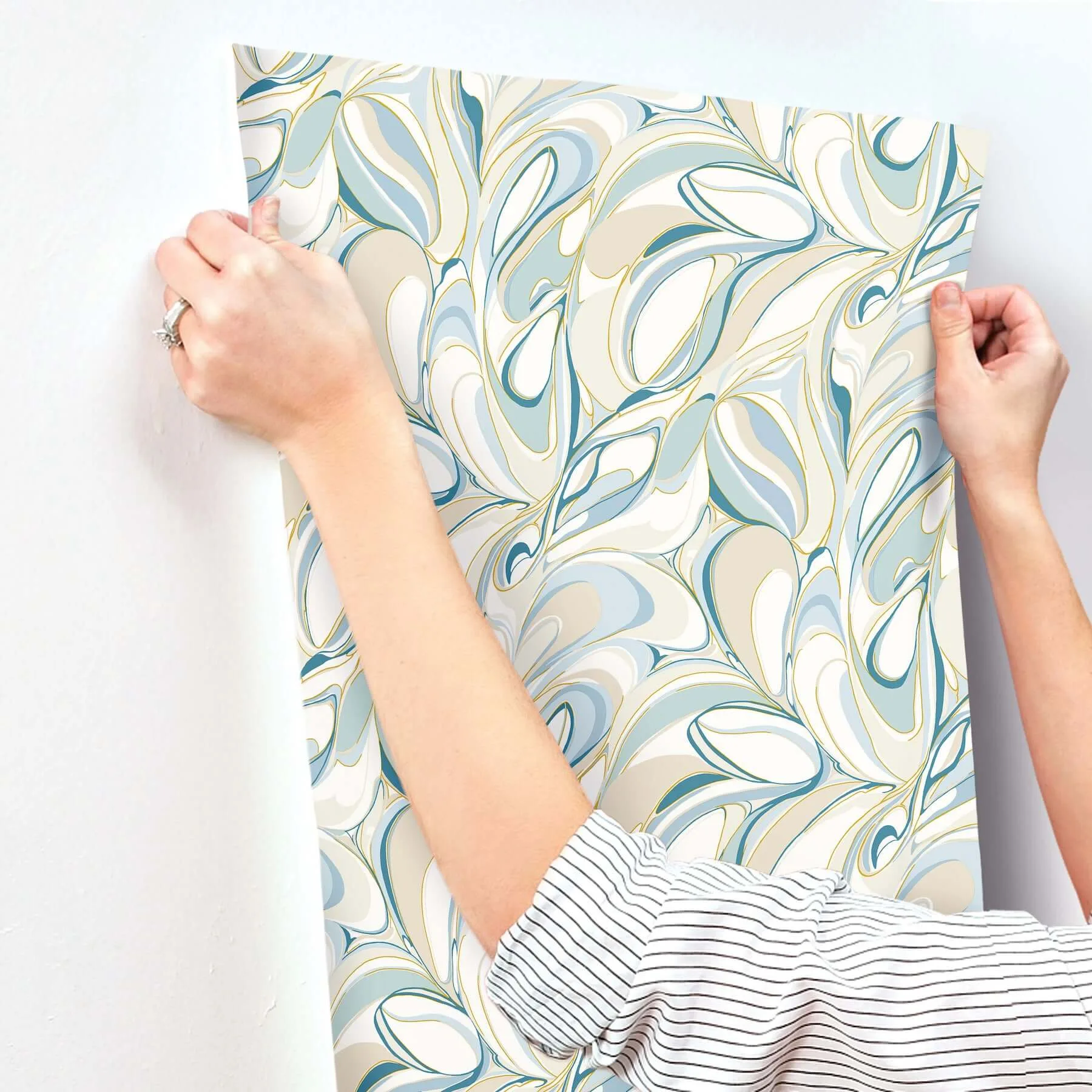 York Wallcoverings Achate - Blue Wallpaper | Buy Online York Wallcoverings Achate wallpaper, color Blue, SKU GN2562