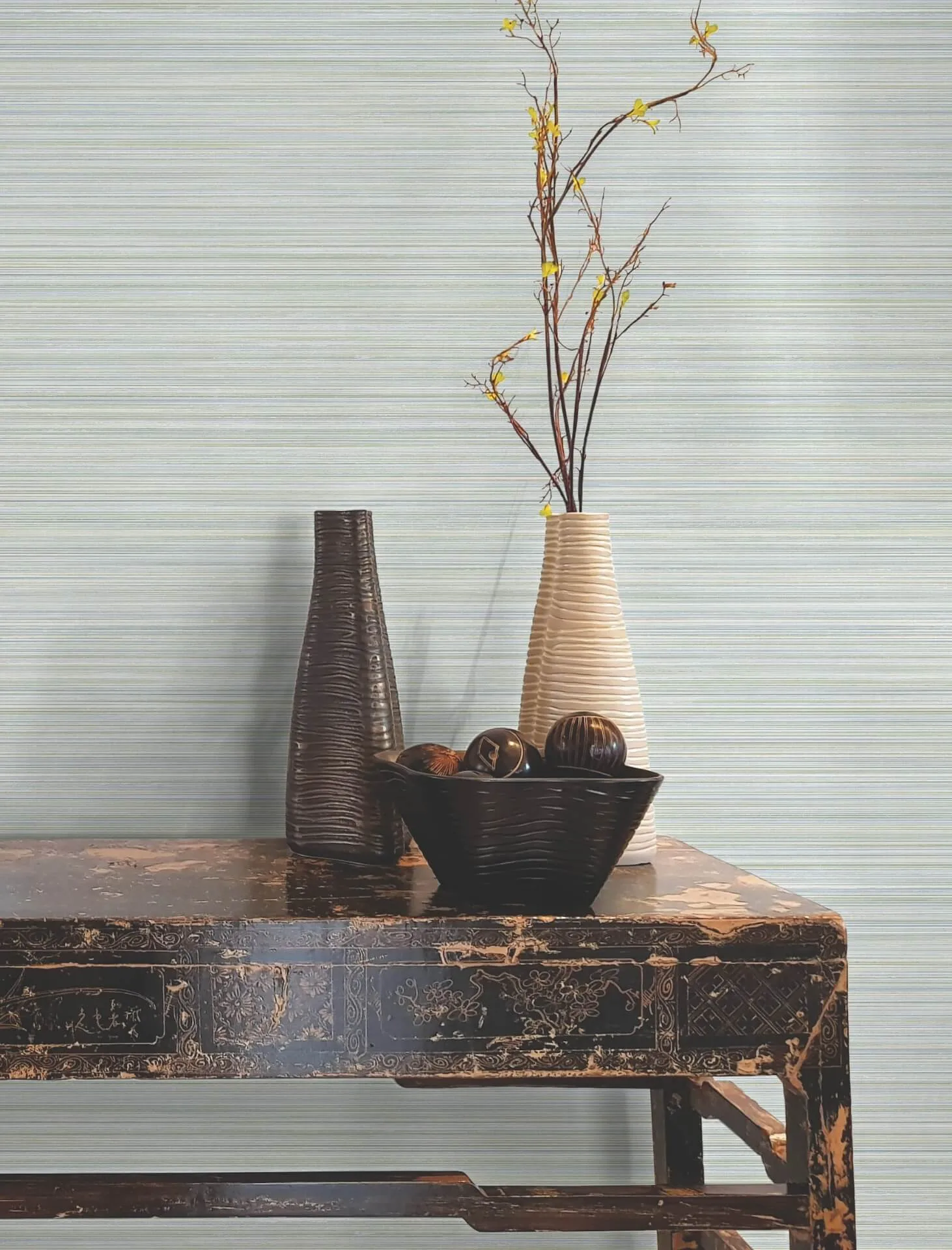 York Wallcoverings Alignment wallpaper, color Blue, SKU FM1075