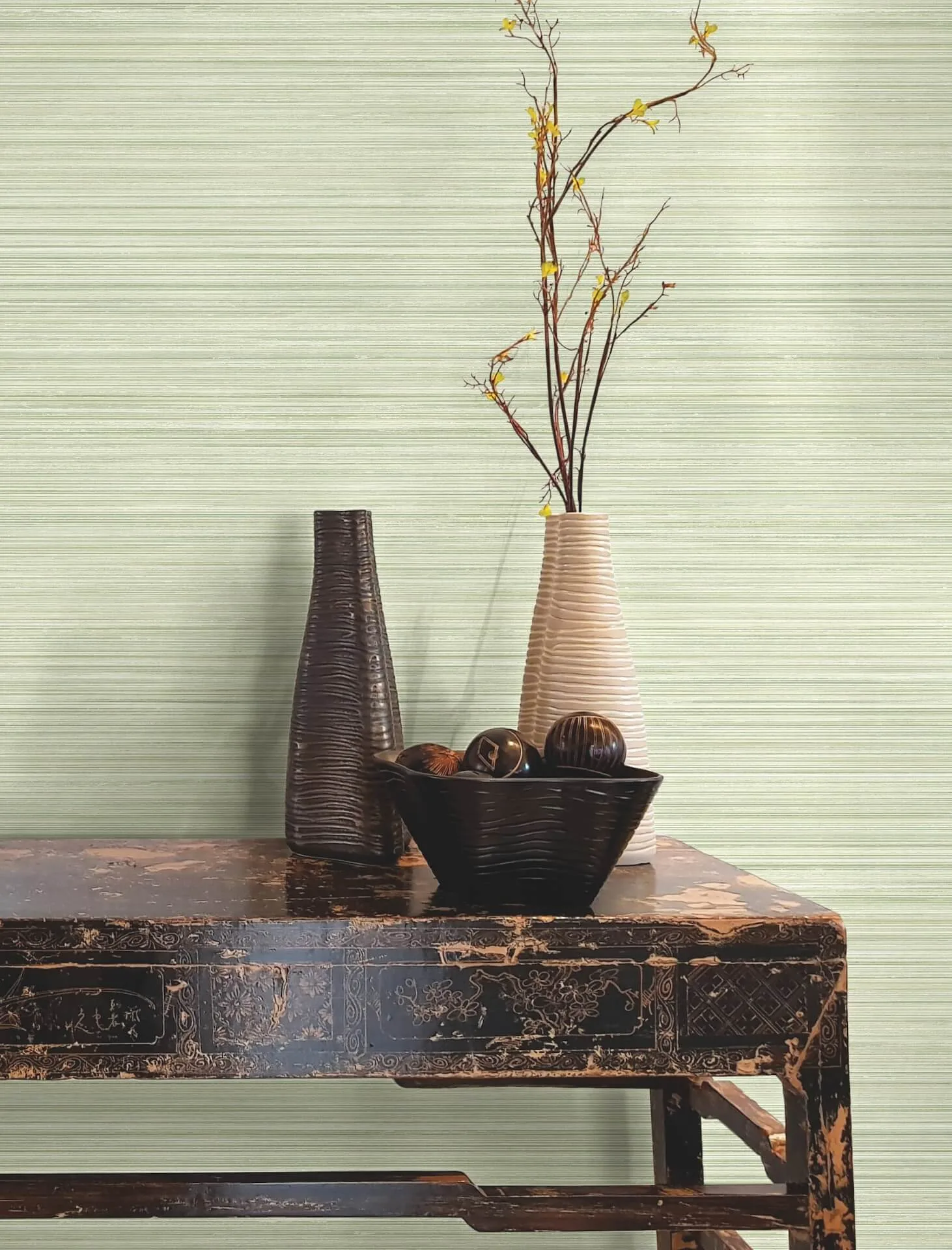 York Wallcoverings Alignment wallpaper, color Grass, SKU FM1071