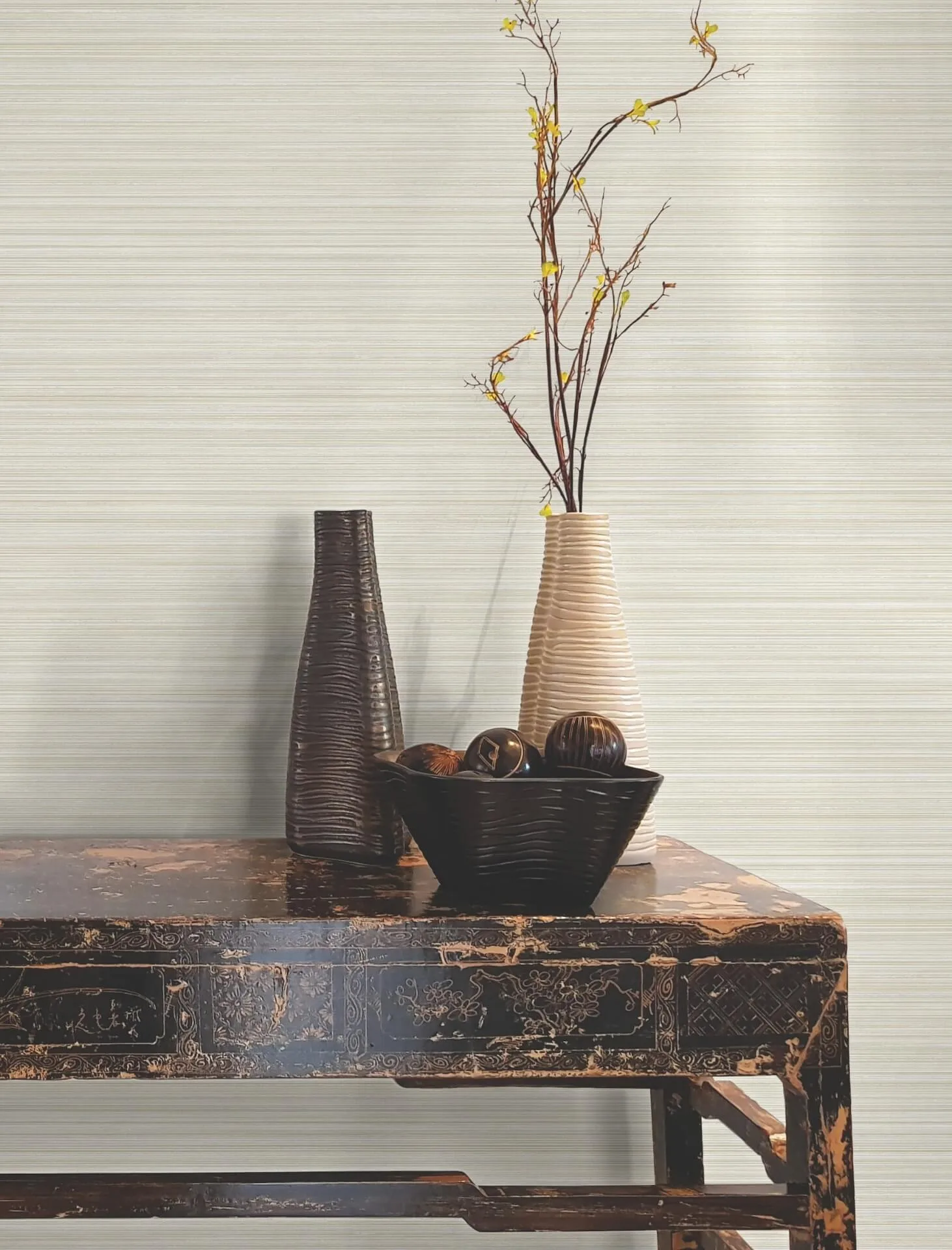 York Wallcoverings Alignment wallpaper, color Warm Neutral, SKU FM1073