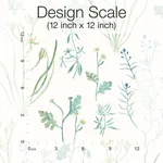 York Wallcoverings Alpine Botanical wallpaper, color Blue, SKU PSW1520RL