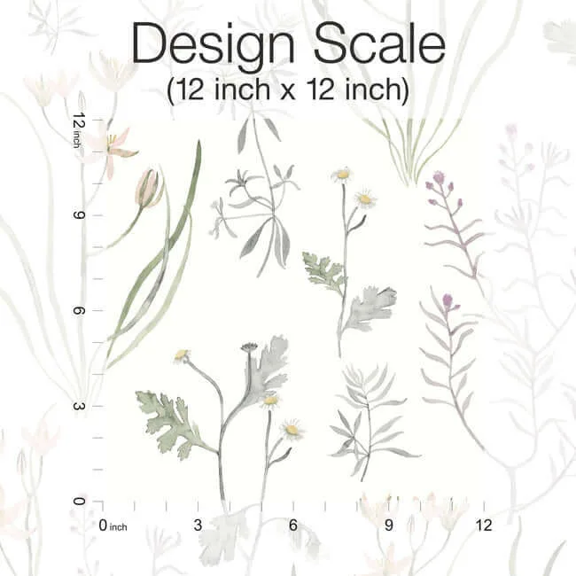 York Wallcoverings Alpine Botanical - Lavender Wallpaper | Buy Online York Wallcoverings Alpine Botanical wallpaper, color Lavender, SKU PSW1521RL
