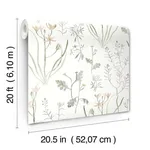 York Wallcoverings Alpine Botanical - Lavender Wallpaper | Buy Online York Wallcoverings Alpine Botanical wallpaper, color Lavender, SKU PSW1521RL