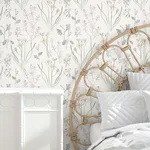 York Wallcoverings Alpine Botanical - Lavender Wallpaper | Buy Online York Wallcoverings Alpine Botanical wallpaper, color Lavender, SKU PSW1521RL
