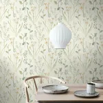 York Wallcoverings Alpine Botanical - White Wallpaper | Buy Online York Wallcoverings Alpine Botanical wallpaper, color White, SKU NR1565