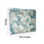 York Wallcoverings Antique Floral in Wedgewood wallpaper, color Blue & Grey, SKU KC1845