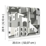 York Wallcoverings Arch Architectural - Grey Wallpaper | Buy Online York Wallcoverings Arch Architectural wallpaper, color Grey, SKU PSW1247RL