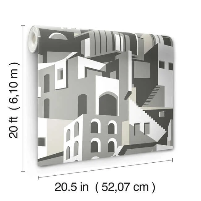 York Wallcoverings Arch Architectural - Grey Wallpaper | Buy Online York Wallcoverings Arch Architectural wallpaper, color Grey, SKU PSW1247RL