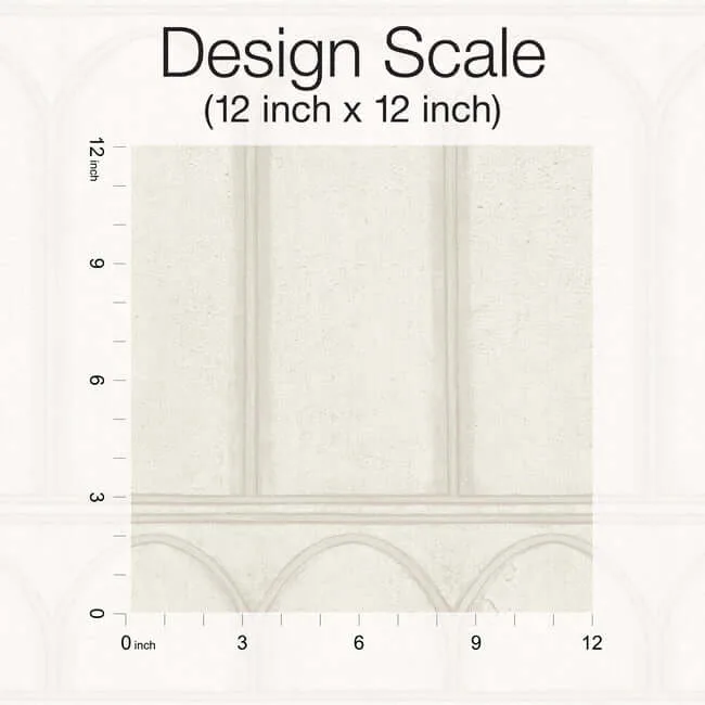 York Wallcoverings Arches wallpaper, color Beige & Pearl, SKU MN1831