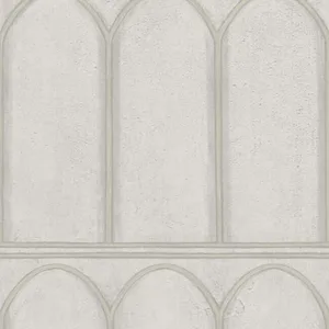 York Wallcoverings Arches wallpaper, color Grey & Pearl, SKU MN1832