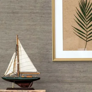 York Wallcoverings Arrowroot wallpaper, color Brown, SKU CV4403