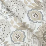 York Wallcoverings Artistic Bouquet wallpaper, color Neutral, SKU ZM2894