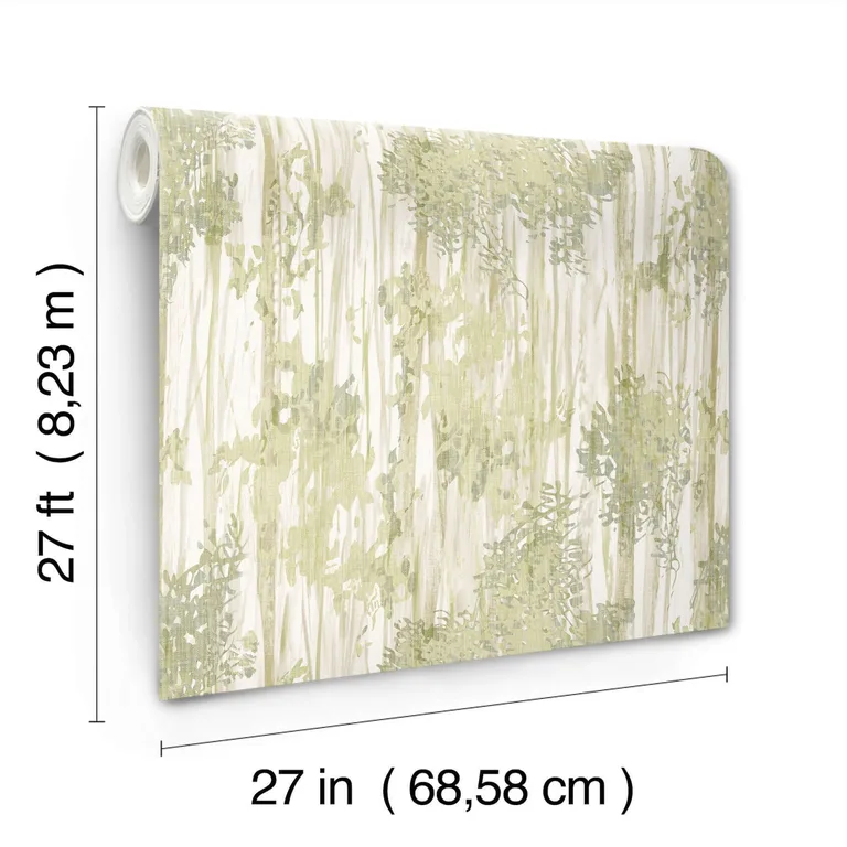 York Wallcoverings Aspen Grove wallpaper, color Green, SKU GN2601
