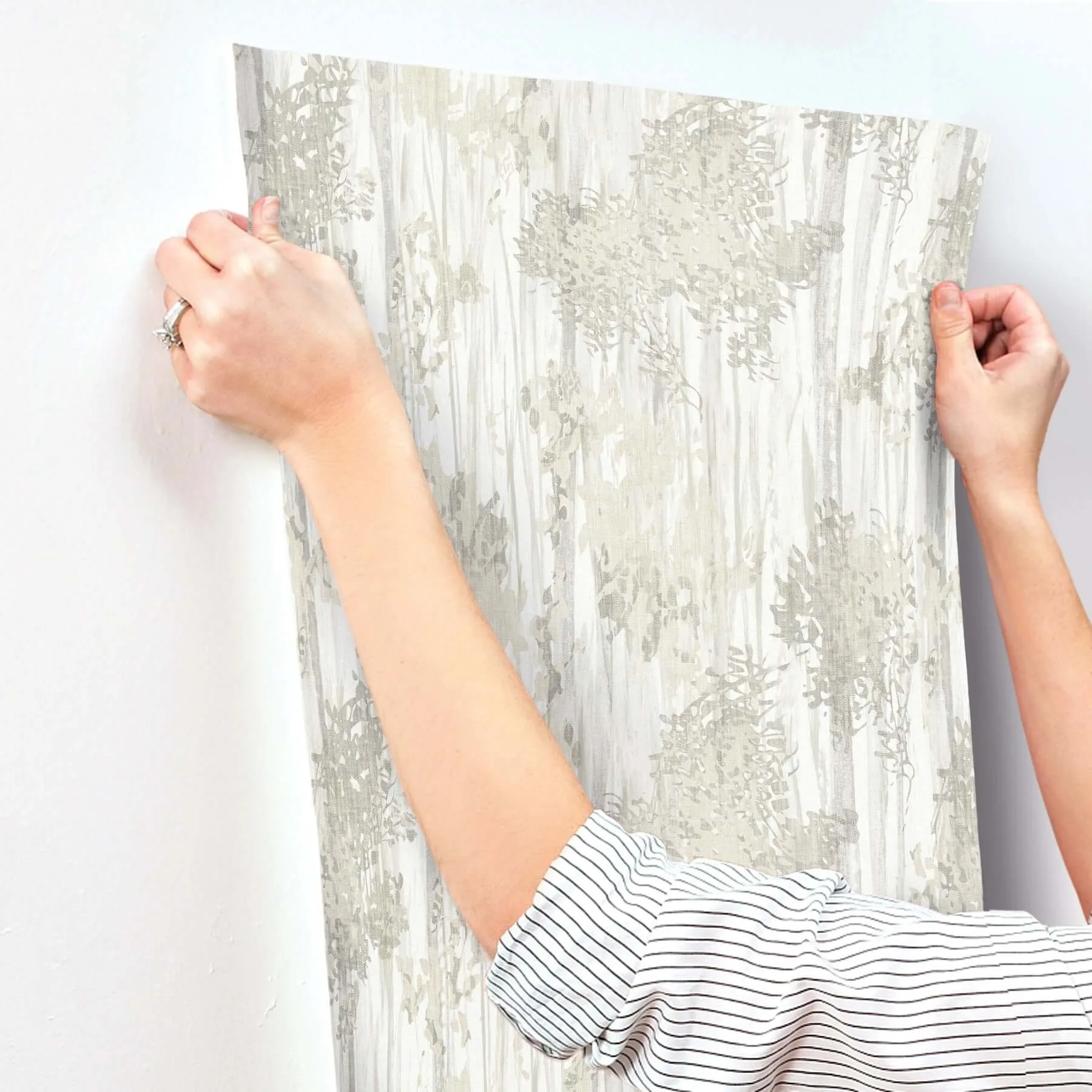 York Wallcoverings Aspen Grove - Grey Wallpaper | Buy Online York Wallcoverings Aspen Grove wallpaper, color Grey, SKU GN2603