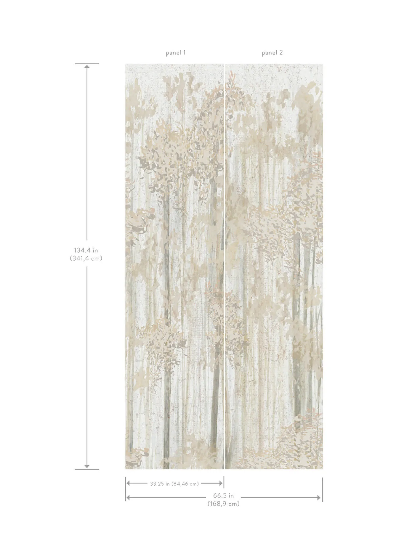 York Wallcoverings Aspen Grove - Beige Wallpaper | Buy Online York Wallcoverings Aspen Grove wallpaper, color Beige, SKU GN2605M
