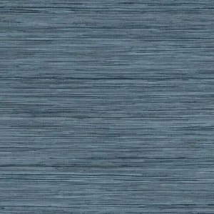York Wallcoverings Bahia Grass wallpaper, color Navy, SKU PSW1136RL