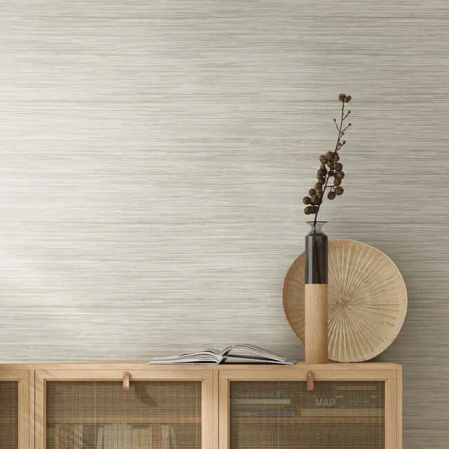 York Wallcoverings Bahia Grass wallpaper, color Off White, SKU PSW1137RL