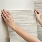 York Wallcoverings Bahia Grass wallpaper, color Off White, SKU PSW1137RL