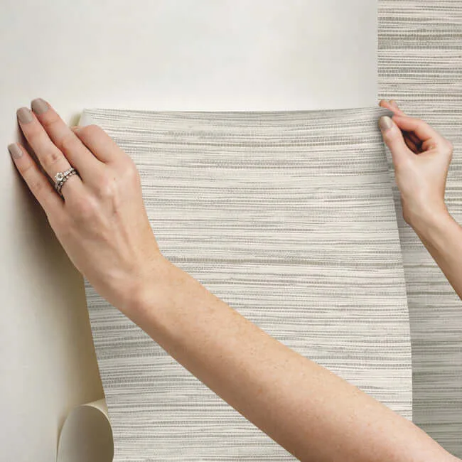 York Wallcoverings Bahia Grass wallpaper, color Off White, SKU PSW1137RL