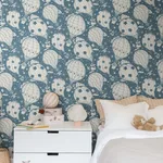 York Wallcoverings Ballongerna wallpaper, color Dark Blue, SKU MB29006