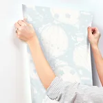 York Wallcoverings Ballongerna - Light Blue Wallpaper | Buy Online York Wallcoverings Ballongerna wallpaper, color Light Blue, SKU MB29005