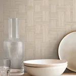 York Wallcoverings Basketry - Wheat Wallpaper | Buy Online York Wallcoverings Basketry wallpaper, color Wheat, SKU SI25721