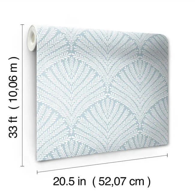 York Wallcoverings Beachcomber wallpaper, color Blue & White, SKU MN1870