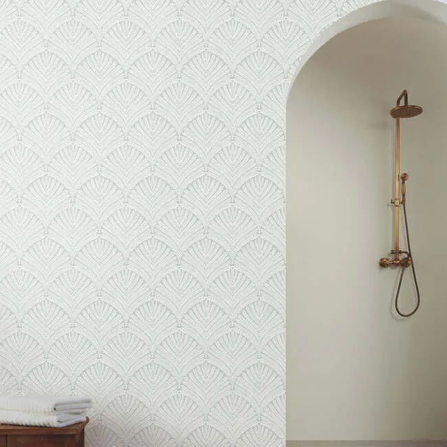 York Wallcoverings Beachcomber - Green & White Wallpaper | Buy Online York Wallcoverings Beachcomber wallpaper, color Green & White, SKU MN1871
