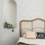 York Wallcoverings Beachcomber - Green & White Wallpaper | Buy Online York Wallcoverings Beachcomber wallpaper, color Green & White, SKU MN1871